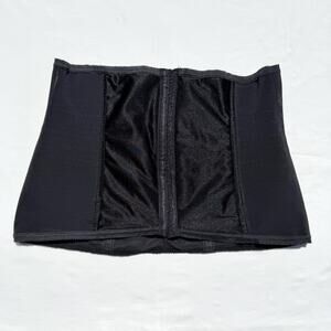 Rago Waist Clincher Trainer Shapewear 3X Womens 36 Black Satin Style 821